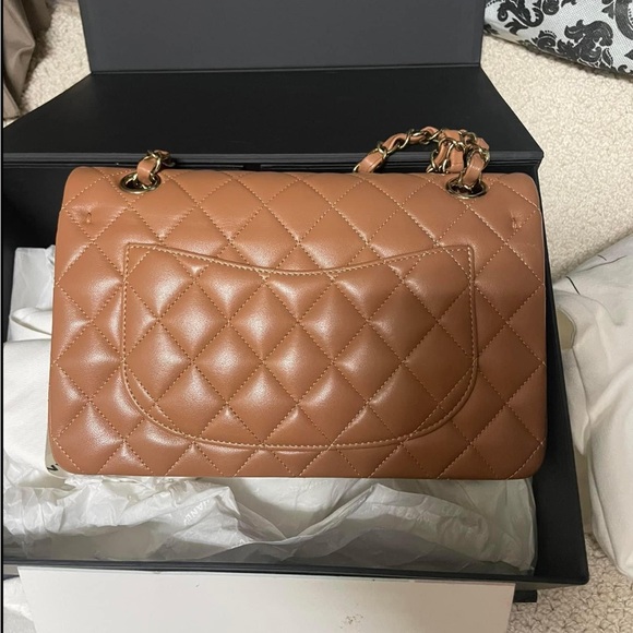 SOLD! Chanel small 22s caramel classic flap - Picture 11 of 11